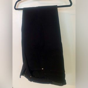 Gloria Vanderbilt straight leg black jeans size Misses 14